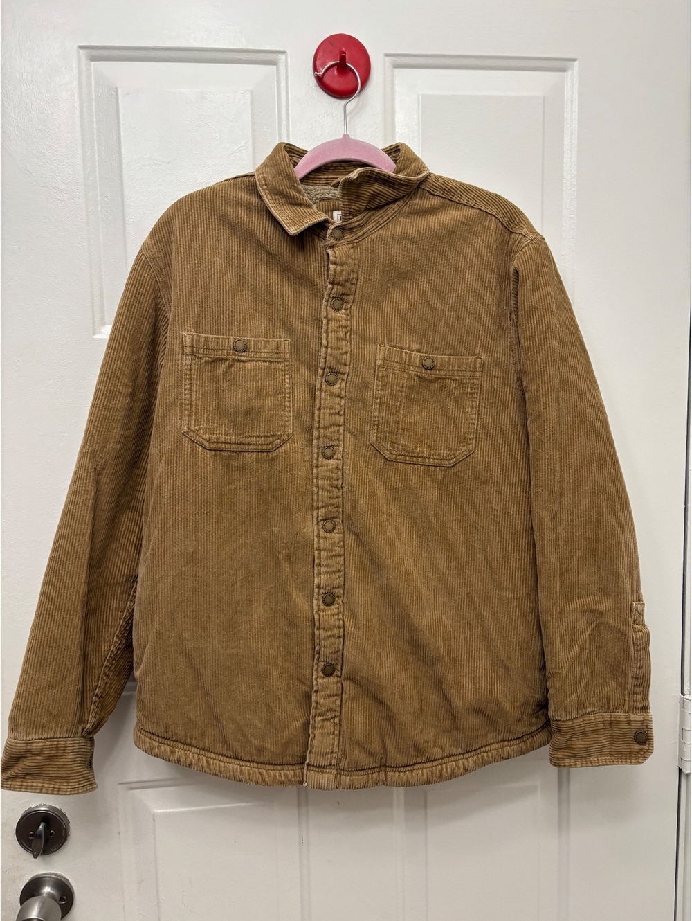 L.L. Bean 1912 Heritage Corduroy Workshirt Jacket in Camel Size M